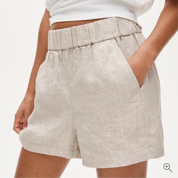 J. Crew Pants - J. Crew Light Beige Linen Blend Women's Shorts